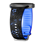 Bauhinia Print Silicone Band for Samsung Galaxy Watch 8 and Galaxy 8 Classic