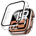 2-Pack Tempered Glass Case Screen Protector for Apple Watch