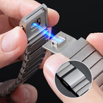Durable Titanium Metal Band with Magnetic Buckle for Apple Watch