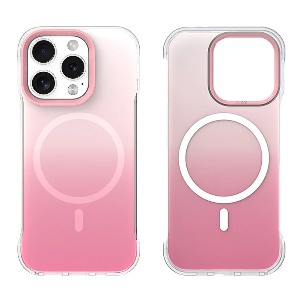 Borderless Gradient Frosted MagSafe Case for iPhone 15 Series