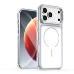 Luxury Two-Tone Border Clear MagSafe Case for iPhone 17 Series