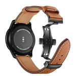 Luxury Leather Strap with Metal Buckle for Samsung Galaxy Watch 8 & Galaxy Watch 8 Classic