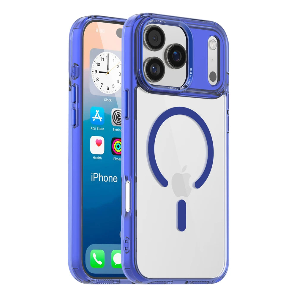 Clear Heavy-Duty Shockproof MagSafe Case for iPhone 17 Series