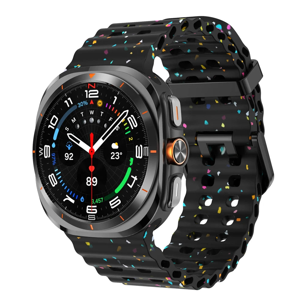 Quick-Release Water-Resistant Sport Watch Bands for Samsung Galaxy Watch Ultra