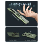 Shockproof Armor Phone Magnetic Case with Ring Kickstand for Galaxy S25 Series