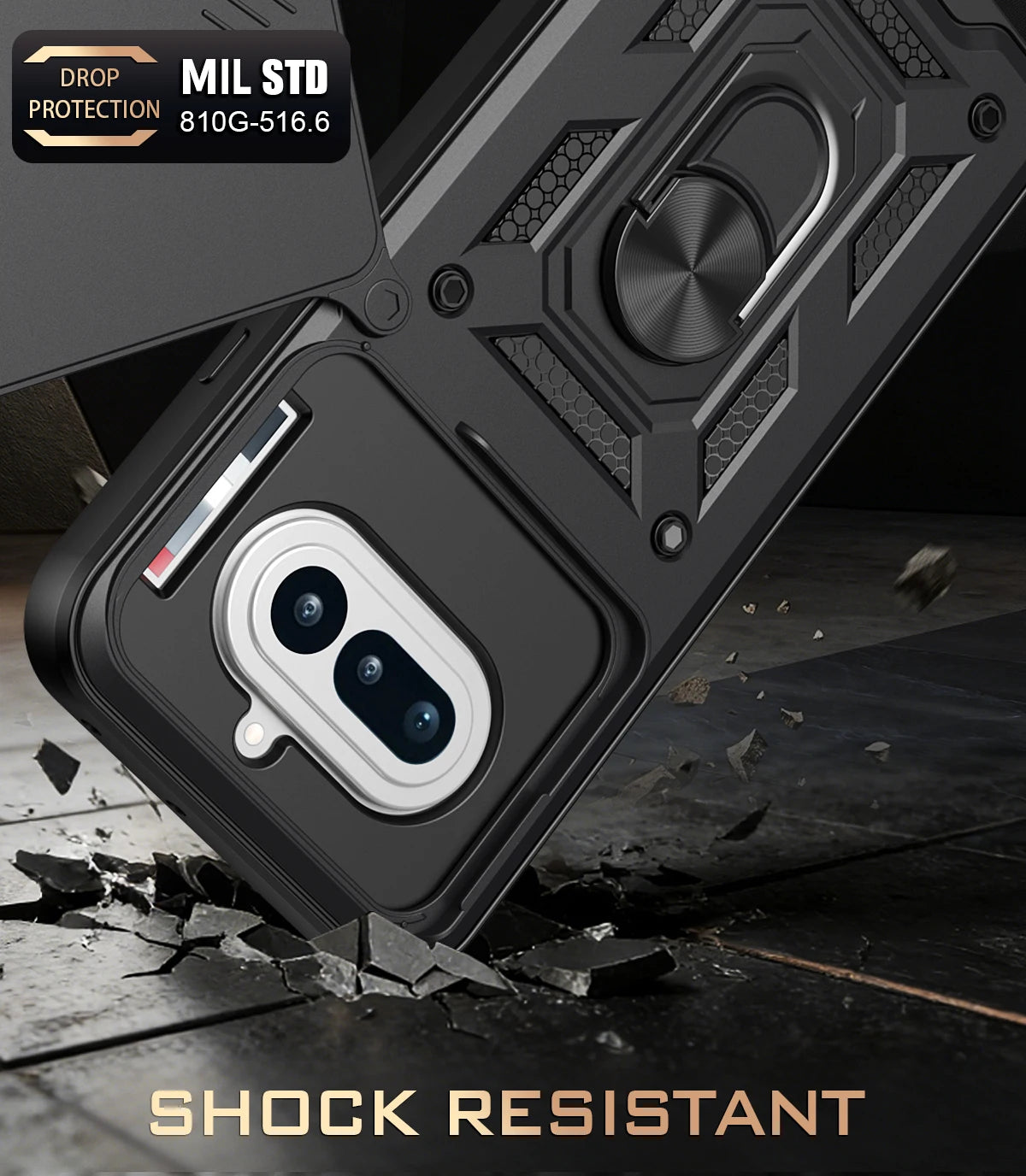Dual-Layer Armor Case for Nothing Phone 4a