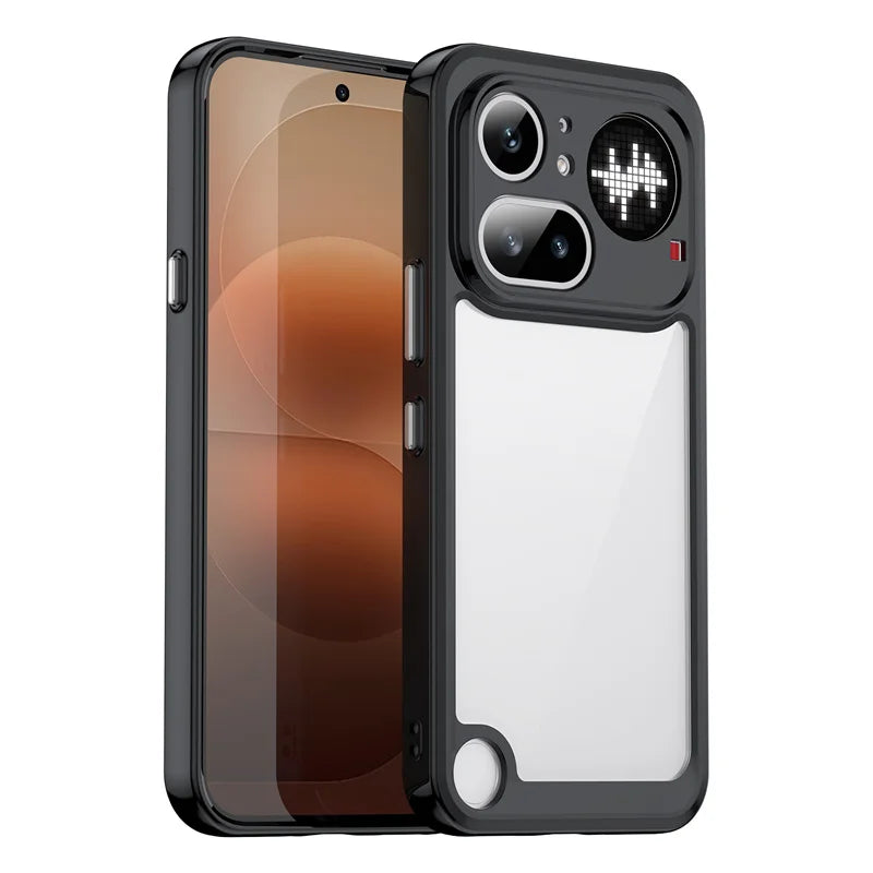 Transparent Colorful TPU Protective Cover for Nothing Phone 4a / 4a Pro