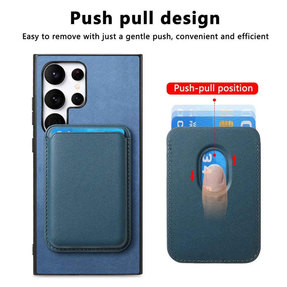 2-in-1 Detachable Leather MAgnetic Case for Samsung Galaxy S23 Series