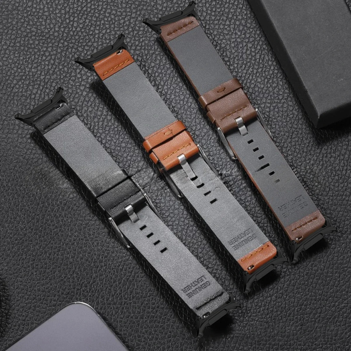 No-Gap Leather Strap for Samsung Galaxy Watch Ultra and Samsung Galaxy Watch Ultra (2025)