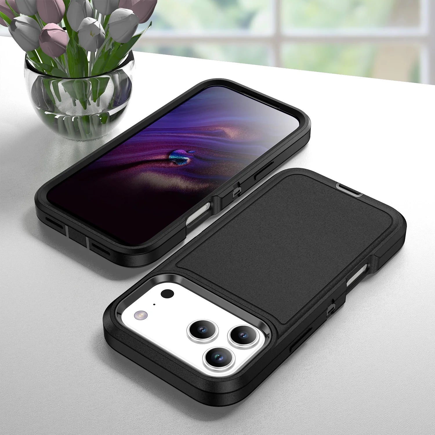 Shockproof Heavy-Duty Armor Case for iPhone 17 Series