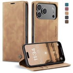 Flip Kickstand Wallet Case with Multiple Card Slots for iPhone 18 Series