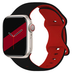 Two-Tone Silicone Strap for Apple Watch