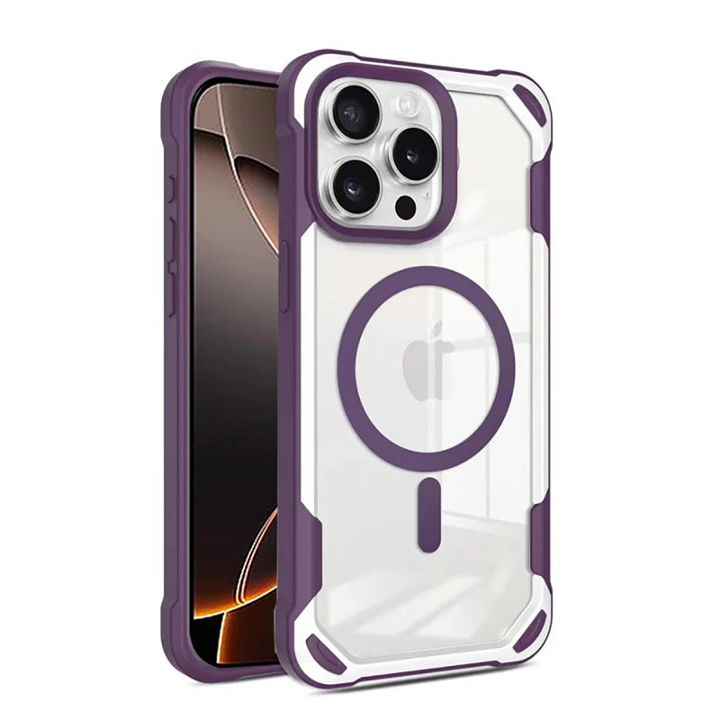 Armor Bumper Shockproof MagSafe Case for iPhone 16 Series