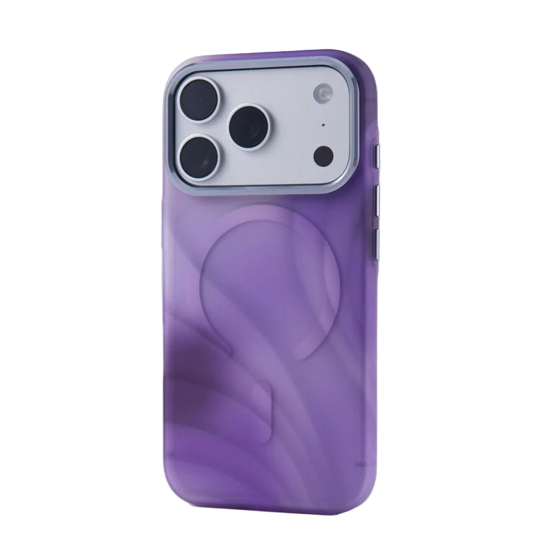 MagSafe Compatible Translucent Gradient Art Case for iPhone 17 Series