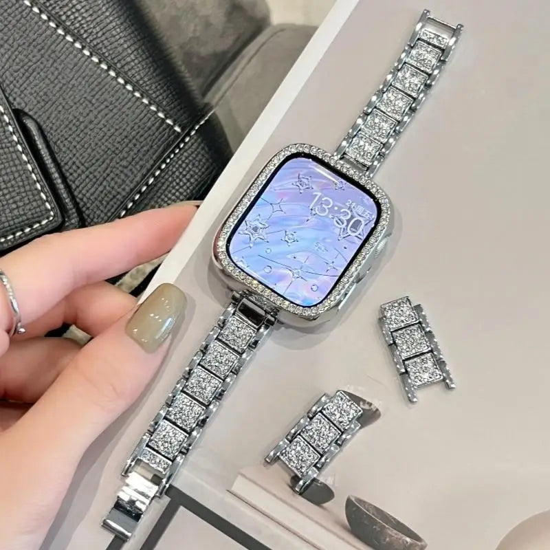 Slim Stainless Steel Glitter Strap for Samsung Galaxy Watch 8 & Galaxy Watch 8 Classic
