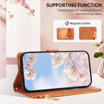 Premium Crossbody Zipper Leather Flip Case for iPhone 17 Series