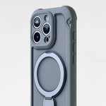 Matte MagSafe Case with 360° Rotating Ring Stand for iPhone 17 Series