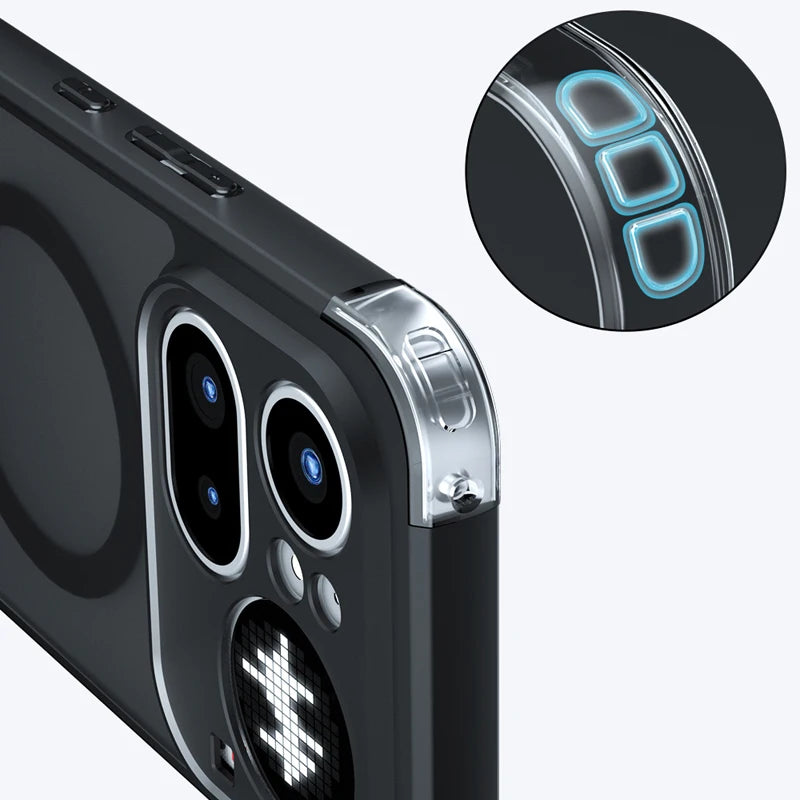 Hard PC + Soft TPU Magnetic Case for Nothing Phone 4a Pro
