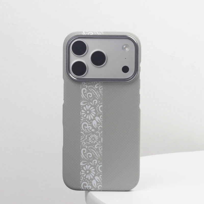 Carbon Fiber Textured Hard Shell MagSafe Case  for iPhone 18 Series