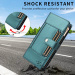 Crossbody Lanyard Wallet Case with Zipper & Card Holder for iPhone 16 Series