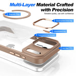 MagSafe Compatible Clear Acrylic Case for iPhone 17 Series
