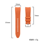 No-Gap Leather & Silicone Strap for Samsung Galaxy Watch 6 / Galaxy Watch 6 Classic