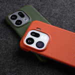 Premium Genuine Leather Case for OPPO Find X9 / X9 Pro