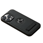 Lichee Pattern PU Leather Kickstand Case for iPhone 15 Series