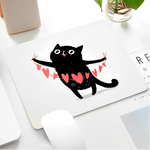 Black Cat Themed Mousepad