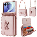 Shockproof Crossbody Wallet Case with Removable Strap for Samsung Galaxy Z Flip 8
