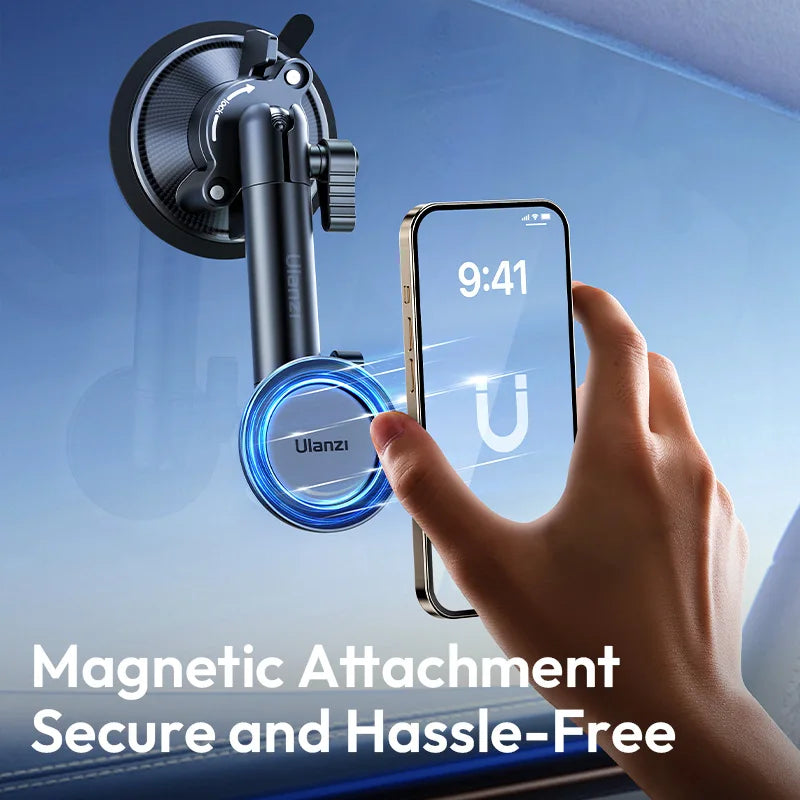 Ulanzi ZJ06 MagSafe Suction Cup Mount with Magic Arm