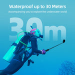 TELESIN Underwater Buoyancy Selfie Stick & Extendable Tripod for Action Cameras