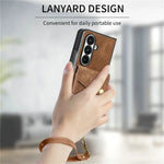 Leather Kickstand Case with Card Pocket for Samsung Galaxy Z Fold 8 Ultra