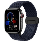 Stretchable Braided Solo Loop with Magnetic Closure for Apple Watch