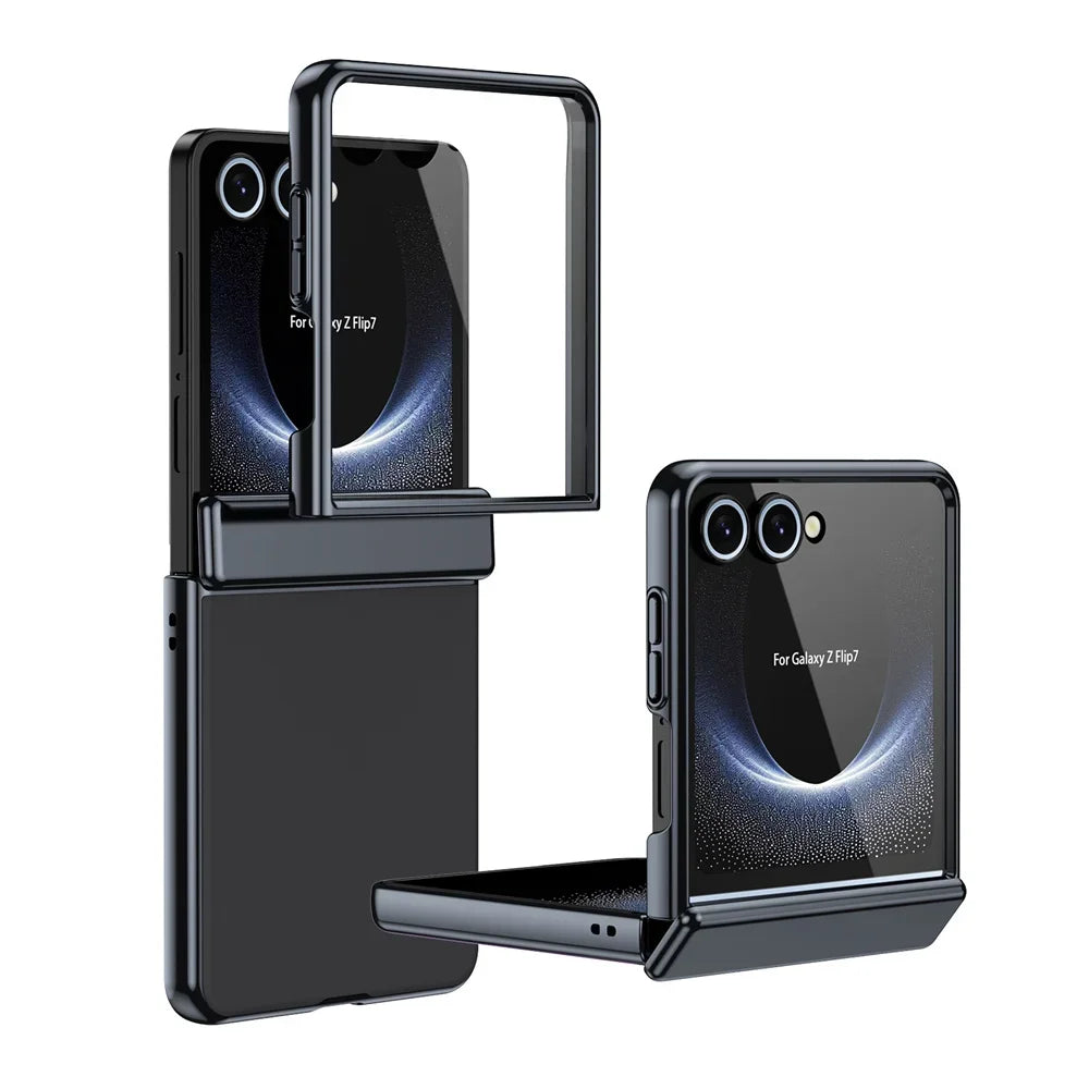 Plating Finish Shockproof Hard Shell Case for Samsung Galaxy Z Flip 7