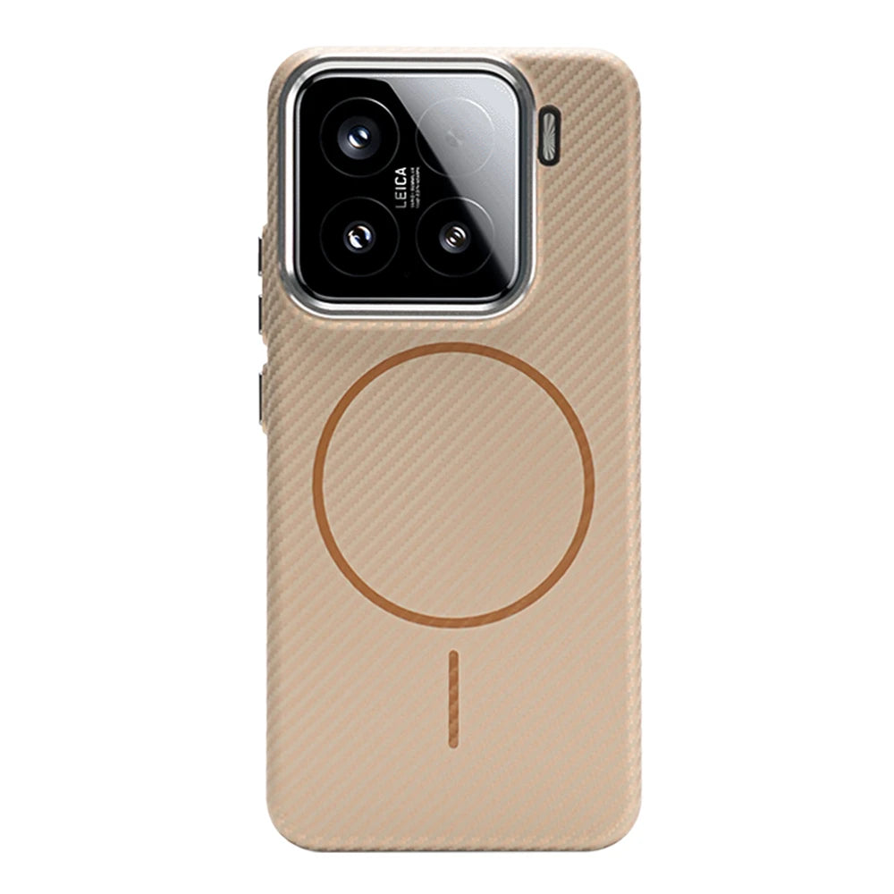 Ultra-Thin Carbon Fiber Magnetic Matte Case for Xiaomi 15 Series