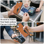 Luxury Shockproof Leather Case with Card Holder for iPhone 17e