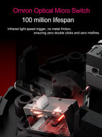 DAREU AE6PRO Ultra-Light Wireless Gaming Mouse with Charging Base