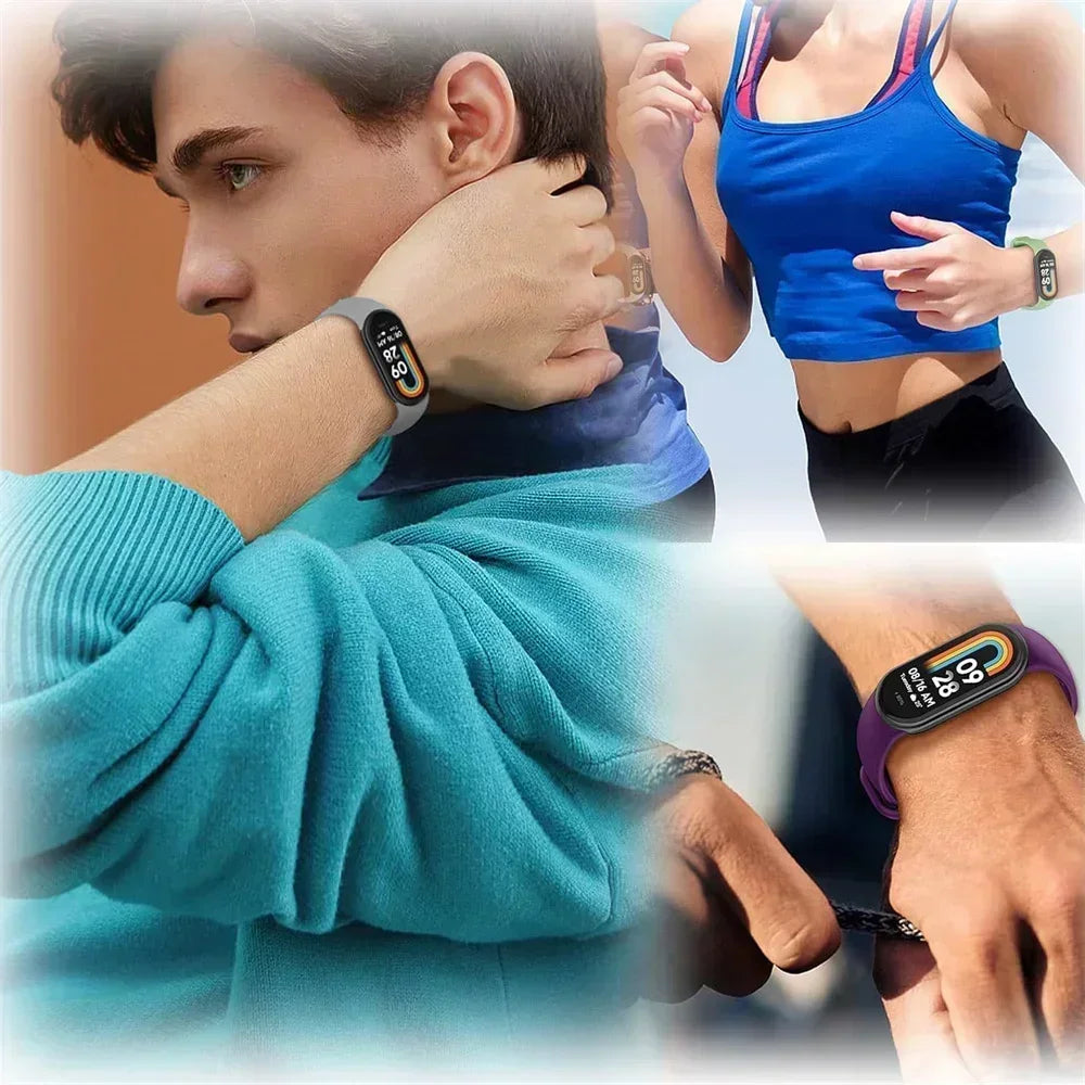 Soft Silicone Sports Bracelet for Xiaomi Smart Band 9