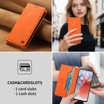 Samsung Galaxy S25 Series Leather Wallet Case with RFID Blocking