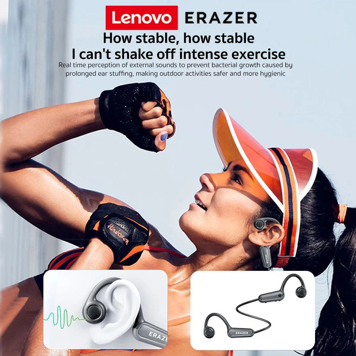 Lenovo Erazer XF22 OWS Bluetooth 5.4 Earphones