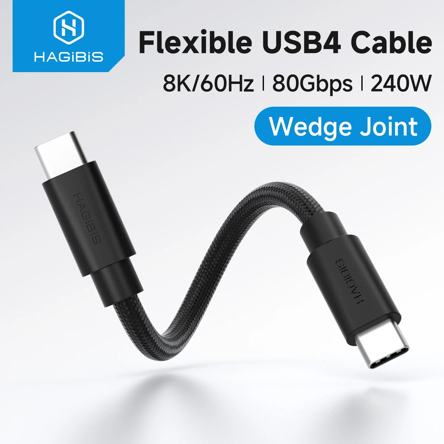 Hagibis Ultra High Speed 80Gbps Thunderbolt 5 Cable