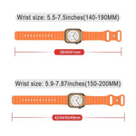 Durable Silicone Ocean Strap for Apple Watch