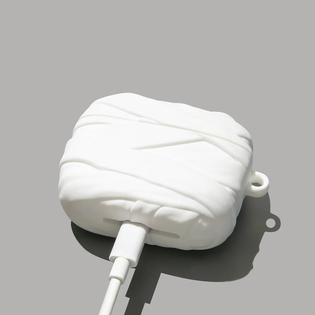 Embossed Mummy-Styled Protective Case with Hanging Loop for AirPods 3