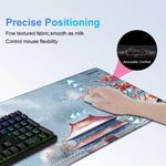 Extended Mouse Pad With Stitched Edge Non-Slip Base