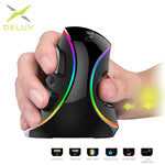 Delux M618 PLUS Ergonomic Vertical Gaming Mouse