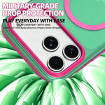 Clear MagSafe Case with Dual-Layer Drop Protection for iPhone 17 Series