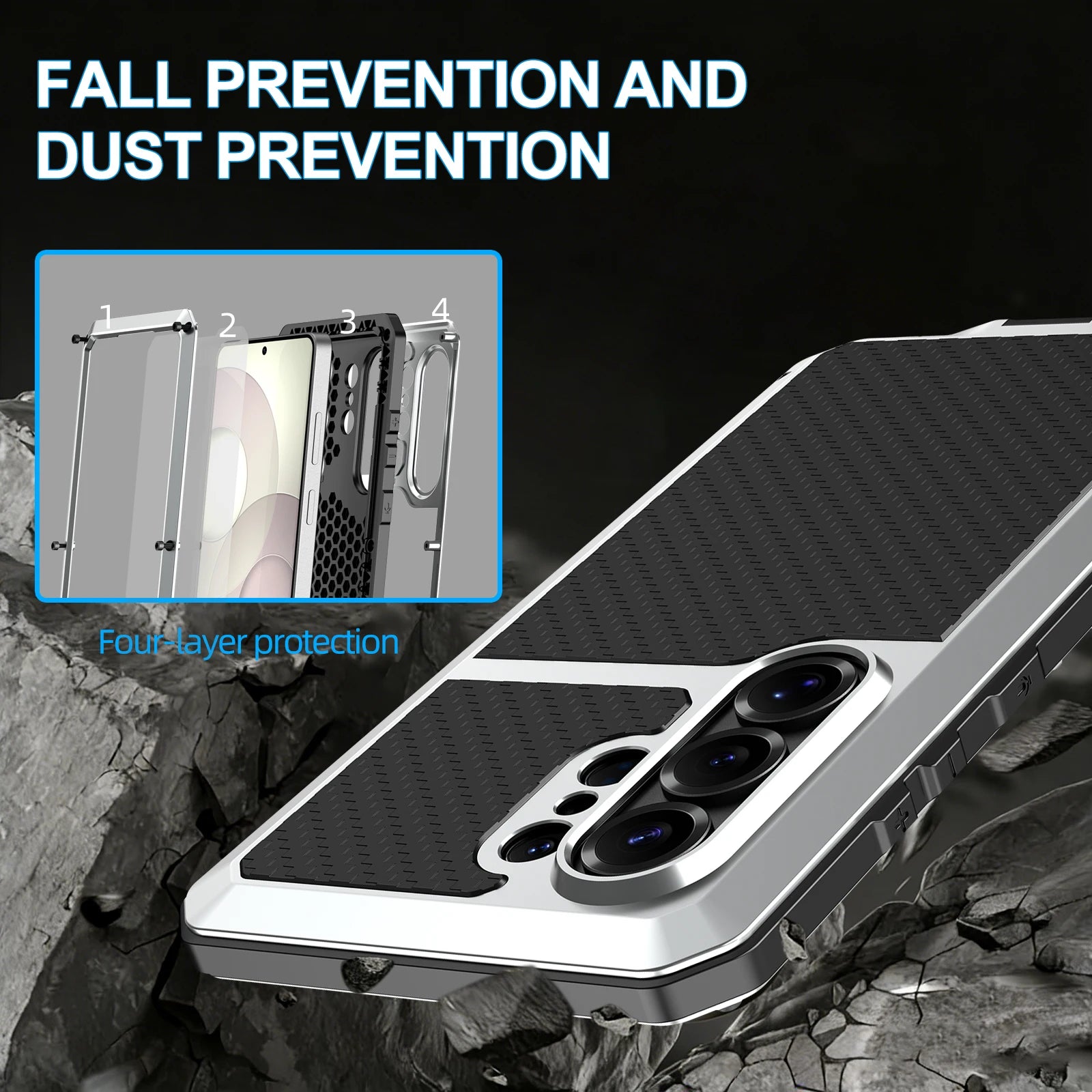 Heavy-Duty Shockproof Case with Full Protection for Samsung Galaxy S26 Series
