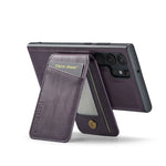 Premium Leather Magnetic Removable Wallet Case for Samsung Galaxy S24 Series