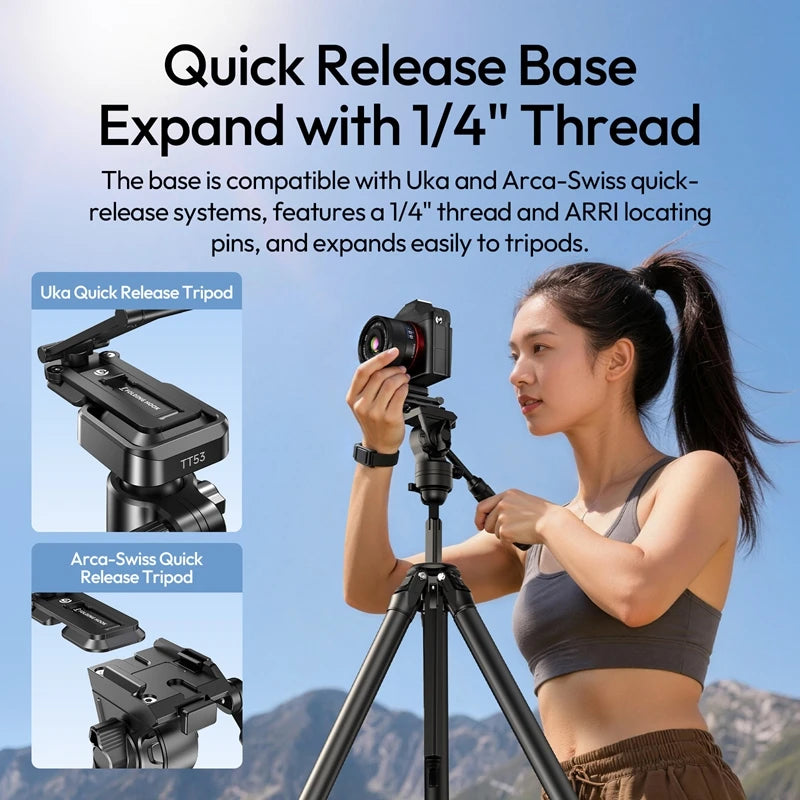 Ulanzi CO81 Versatile Camera Stand with Arca-Swiss Mount